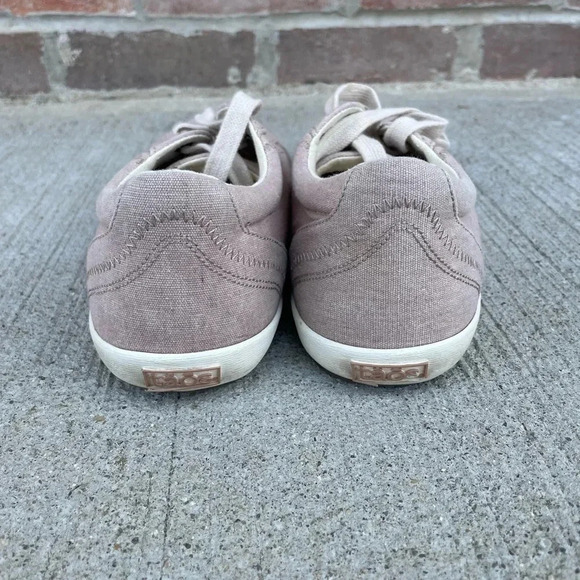 TAOS Womens US 10 Star Canvas Sneaker Pink Pastel Color Athletic Athleisure - Picture 4 of 6